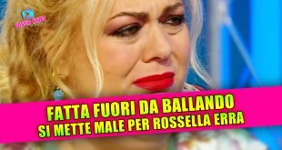 Rossella Erra fuori da Ballando con le Stelle