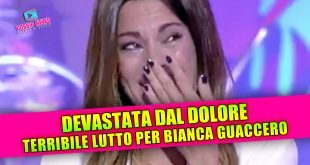 Terribile lutto per Bianca Guaccero: devastata dal dolore