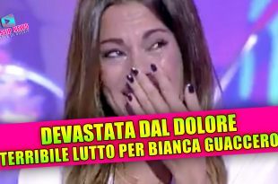 Terribile lutto per Bianca Guaccero: devastata dal dolore