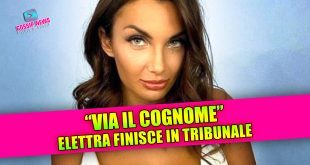 Elettra Lamborghini finisce in tribunale: la causa sul cognome