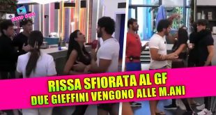 Rissa sfiorata al Grande Fratello: tensione alle stelle tra gieffini