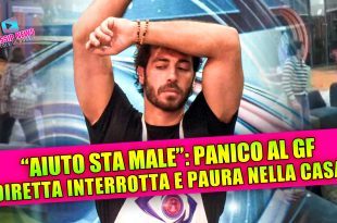 Grande Fratello, panico in diretta: malore per il gieffino, interrotta la trasmissione
