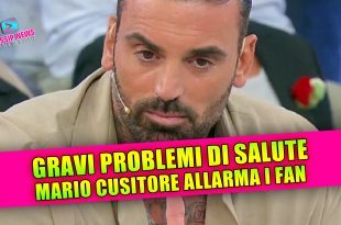 Mario Cusitore preoccupa i fan