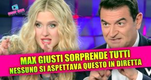 Max Giusti sorprende tutti