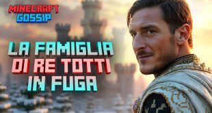 LA FAMIGLIA DI RE TOTTI IN FUGA