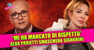Alba Parietti smaschera Signorini