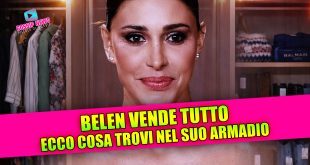 Belen Rodriguez vende i suoi vestiti su Vinted