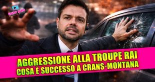 Aggressione shock alla troupe Rai in Svizzera