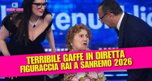 Sanremo 2026: Clamorosa gaffe della Rai