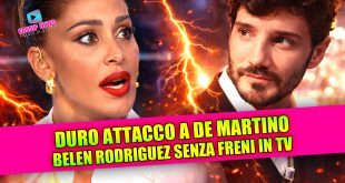 Belen Rodríguez senza freni: nuovo durissimo attacco a De Martino