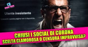 Fabrizio Corona sparisce dai social