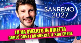 Sanremo 2027: Conti ha già scelto il suo erede e lo ha svelato in diretta