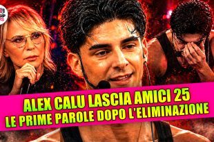 Alex Calu lascia Amici 25