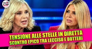 Loredana Lecciso sbotta in diretta contro Giovanna Botteri