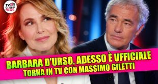 Barbara D'Urso torna in tv con Massimo Giletti