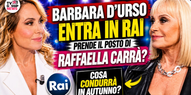 Barbara D’Urso pronta al ritorno in Rai