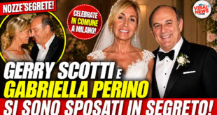 Gerry Scotti e Gabriella Perino si sono sposati in segreto