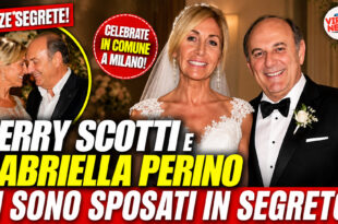 Gerry Scotti e Gabriella Perino si sono sposati in segreto
