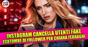 Instagram elimina i bot: Chiara Ferragni perde 387mila follower
