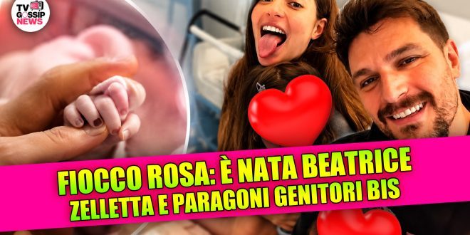 Natalia Paragoni e Andrea Zelletta genitori bis