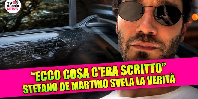 Stefano De Martino, l'insulto volgare sull'auto a Milano