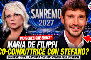 Stefano De Martino verso Sanremo 2027 con Maria De Filippi: