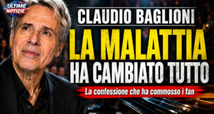 Claudio Baglioni racconta la malattia e commuove i fan