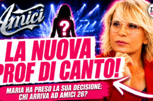 Amici 26, ecco la nuova prof di canto