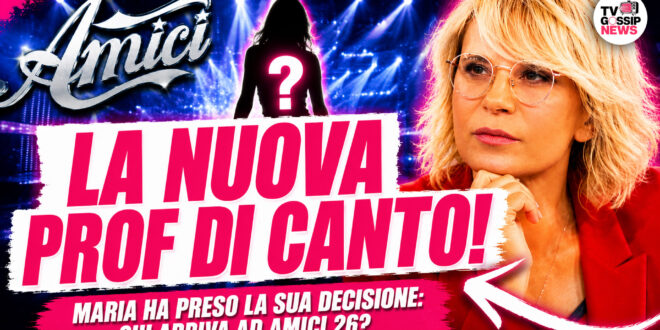 Amici 26, ecco la nuova prof di canto