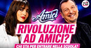Ambra Angiolini e Amadeus verso Amici