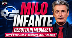 Milo Infante pronto al debutto su Mediaset: