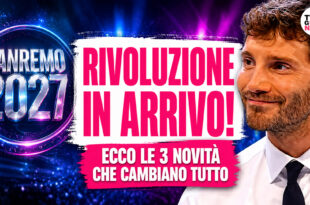 Sanremo 2027, Stefano De Martino cambia tutto