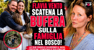 Flavia Vento cita la famiglia nel bosco e scatena le polemiche