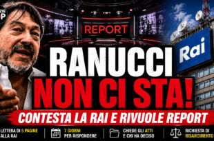 Sigfrido Ranucci contesta la rimozione da “Report”