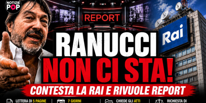 Sigfrido Ranucci contesta la rimozione da “Report”