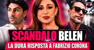 Belen Rodriguez replica a Fabrizio Corona dopo le rivelazioni a Falsissimo