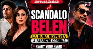 Belen Rodriguez replica a Fabrizio Corona dopo le rivelazioni a Falsissimo