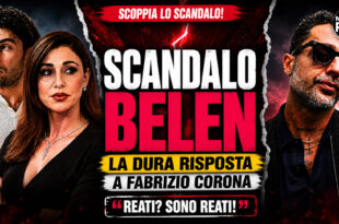 Belen Rodriguez replica a Fabrizio Corona dopo le rivelazioni a Falsissimo