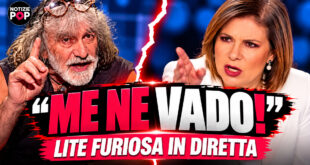 Mauro Corona e Bianca Berlinguer, lite furiosa in diretta