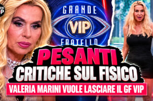 Valeria Marini al Grande Fratello Vip, pesanti critiche sull’aspetto fisico