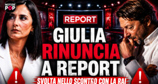Report, Giulia Presutti rinuncia alla conduzione