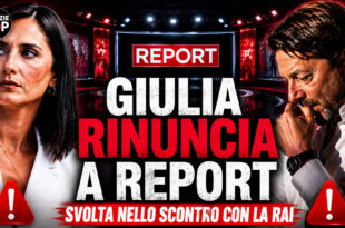 Report, Giulia Presutti rinuncia alla conduzione