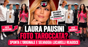 Laura Pausini, la foto taroccata con Kimi Antonelli