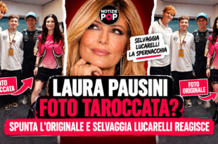 Laura Pausini, la foto taroccata con Kimi Antonelli