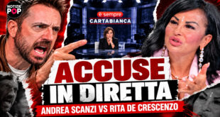 Andrea Scanzi contro Rita De Crescenzo a È sempre Cartabianca