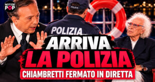 Polizia interrompe Piero Chiambretti e Giampiero Mughini in diretta
