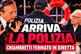 Polizia interrompe Piero Chiambretti e Giampiero Mughini in diretta