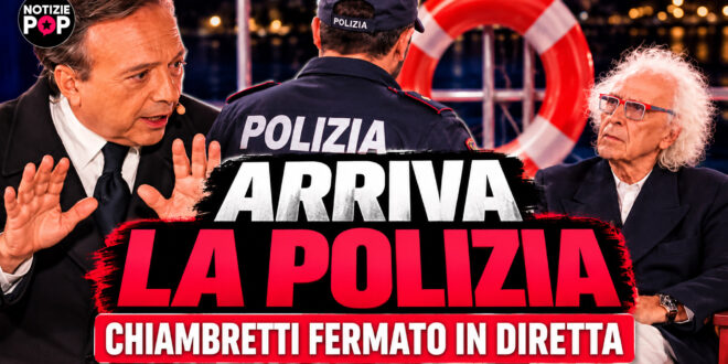 Polizia interrompe Piero Chiambretti e Giampiero Mughini in diretta