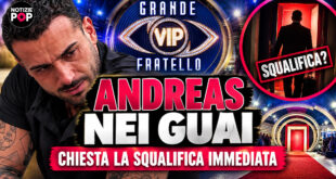 Andreas Muller fuori dal Grande Fratello Vip