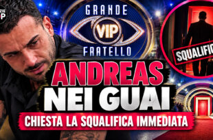 Andreas Muller fuori dal Grande Fratello Vip